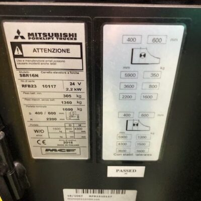 Stoccatore elettrico MITSUBISHI SBR16N